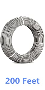 stainless steel cable 200 feet